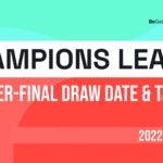 When is the Champions League quarter-final draw?