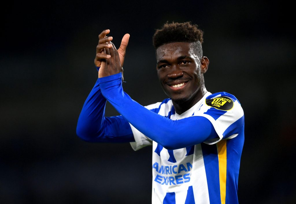2JD2XMF File photo dated 18-05-2021of Brighton and Hove Albion's Yves Bissouma, who Tottenham have signed on a four-year deal, the Premier League club have announced.Issue date: Tuesday June 14, 2022. Issue date: Friday June 17, 2022.
