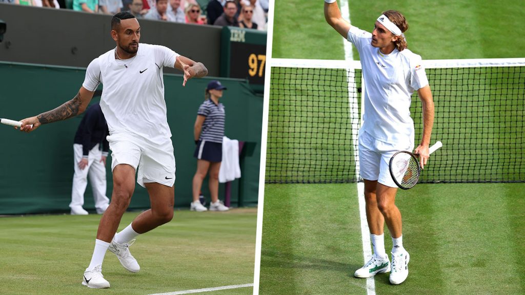 Watch Nick Kyrgios v Stefanos Tsitsipas: Live stream today's Wimbledon Third Round