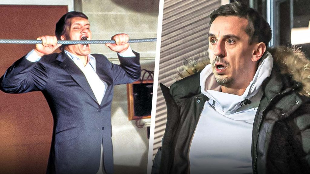 'It just looks unfair' — Gary Neville likens Erling Haaland to James Bond villain 'Jaws'