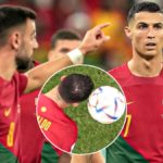 Cristiano Ronaldo and Bruno Fernandes involved in 'Kane-Eriksen' moment as Portugal edge Uruguay