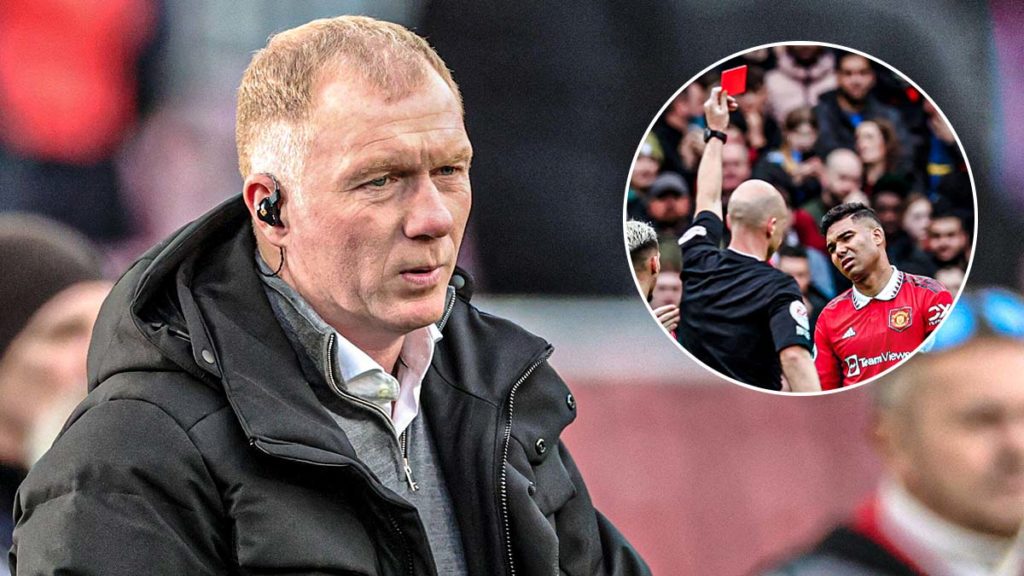 Paul Scholes proven right with comments about Casemiro after his sending off against Southampton copy
