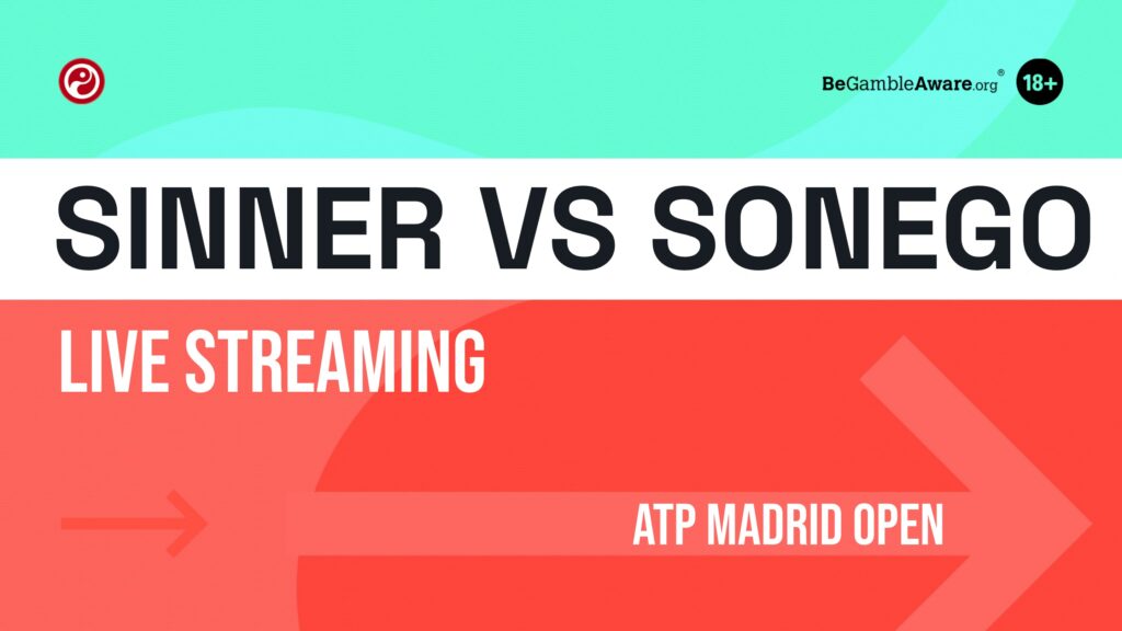 Jannik Sinner vs Lorenzo Sonego live stream: How to watch Madrid Open online