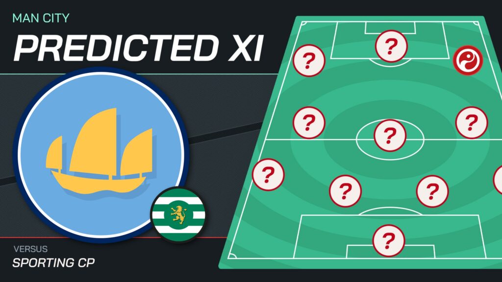 Sporting CP vs Man City predicted lineups and team news
