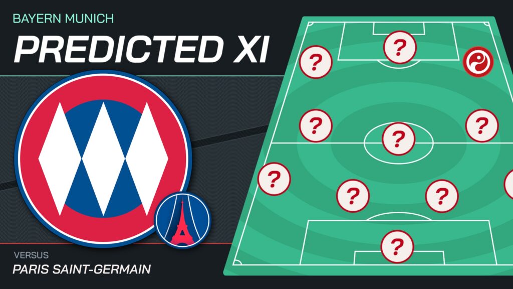 Bayern Munich vs PSG predicted lineups and team news