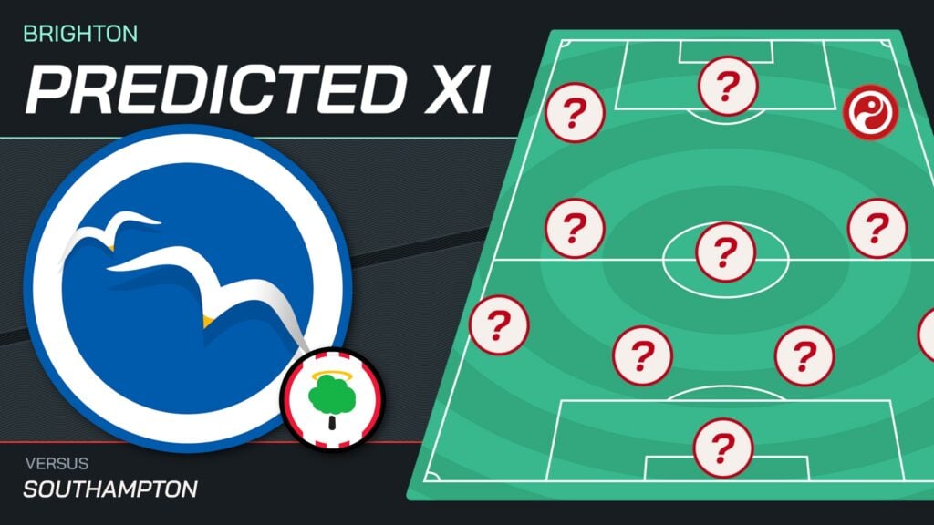 Brighton vs Southampton predicted lineups and team news