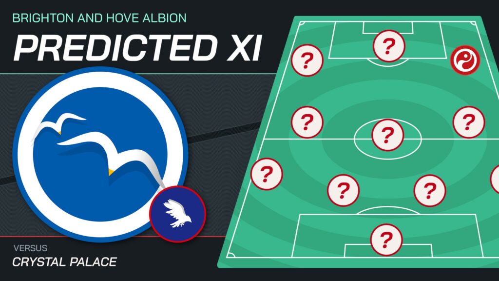 Brighton vs Crystal Palace: Confirmed team news and probable lineups