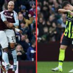 Image ID: 2YYC8JP Birmingham, UK. 21st Dec, 2024. Aston Villa's Jhon Duran (l) celebrates his opening goal with Aston Villa's Morgan Rogers (r) during the Premier League match at Villa Park, Birmingham. Picture credit should read: Andrew Yates/Sportimage Credit: Sportimage Ltd/Alamy Live News Image ID: 2YYCCC0 Manchester City's Phil Foden reacts after Aston Villa's Morgan Rogers scoring his side's second goal during the English Premier League soccer match between Aston Villa and Manchester City, at Villa Park in Birmingham, England, Saturday, Dec. 21, 2024. (AP Photo/Rui Vieira)