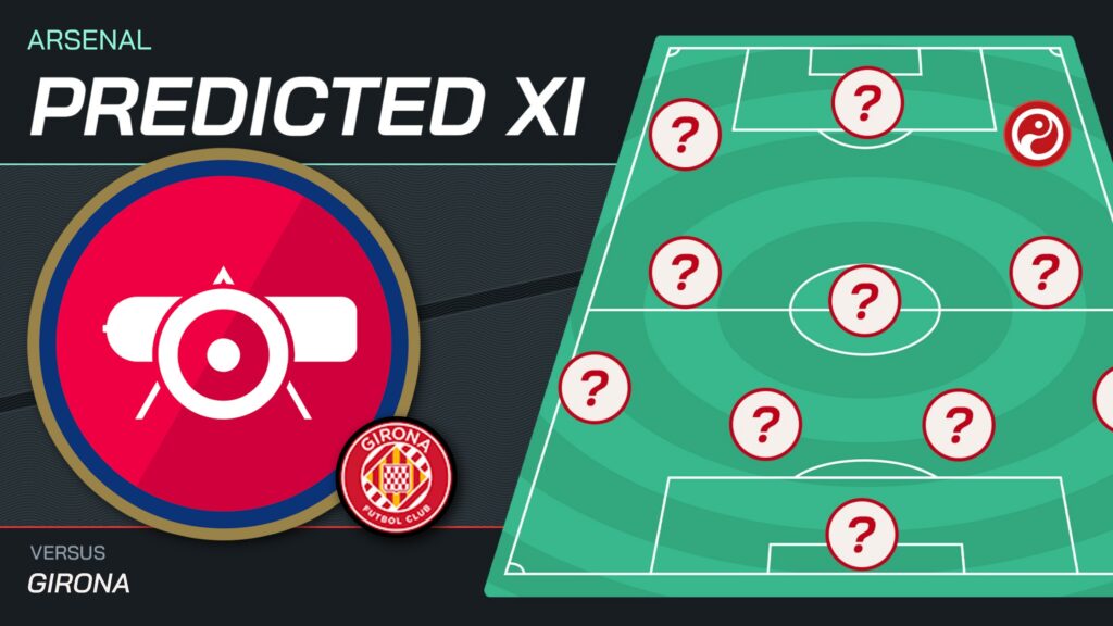 Girona vs Arsenal predicted lineups and team news