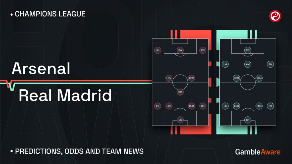 Arsenal vs Real Madrid prediction, stats, tips & team news