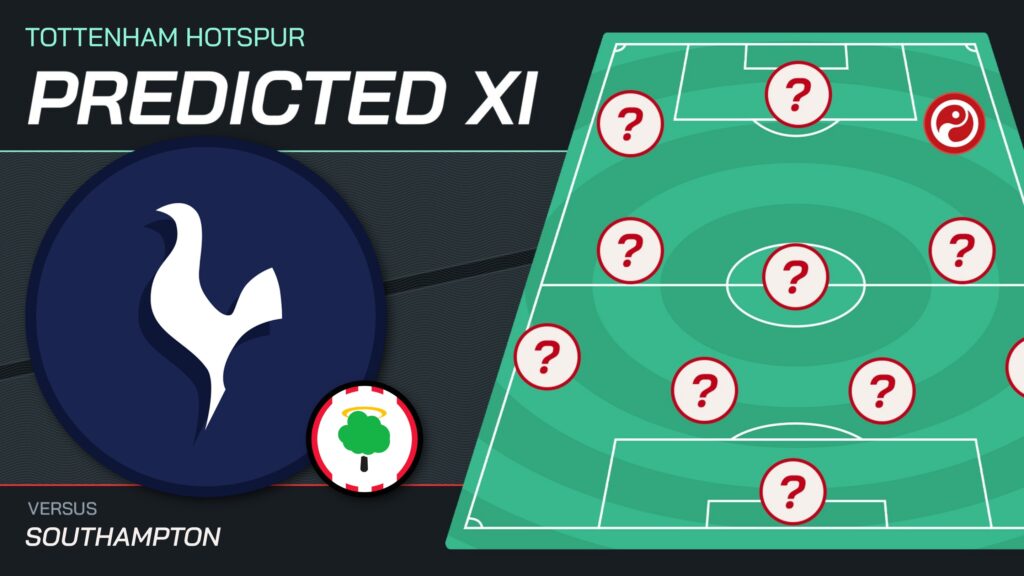 Tottenham team news vs Southampton and predicted lineup