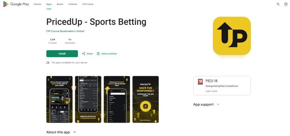 PricedUp Casino Mobile Compatibility & App