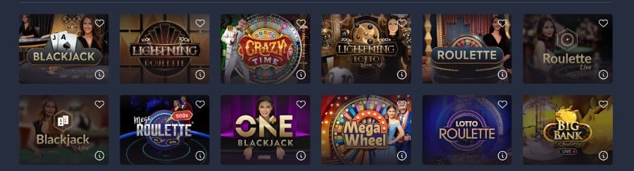 Lottoland Casino game selection