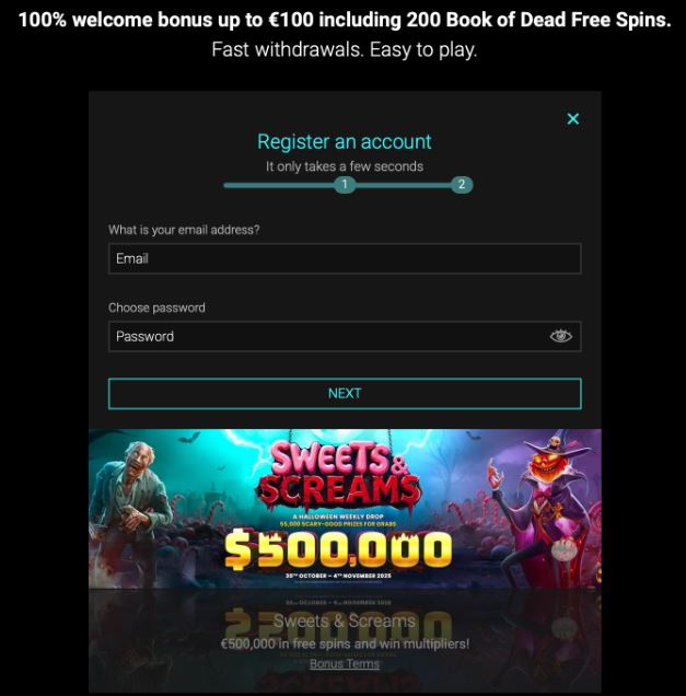 Voodoo Dreams Casino Registration