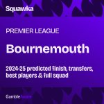 Where will Bournemouth finish in the 2024-25 Premier League season? Odds, probable finish, signings, best players and full squad
