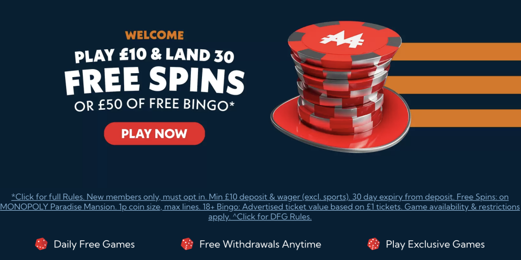 Monopoly Casino promotions