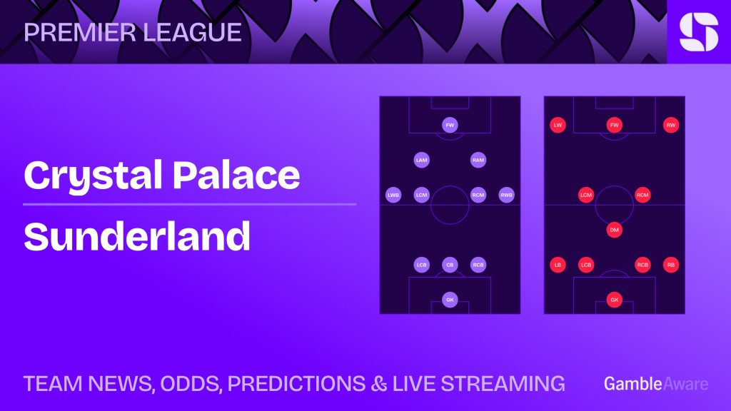 Crystal Palace vs Sunderland prediction, stats, tips & team news