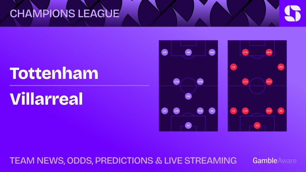Tottenham vs Villarreal prediction, stats, tips & team news