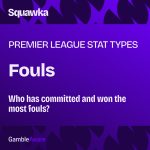 Premier League Stat Leaders: Fouls committed and fouls won 2025-26