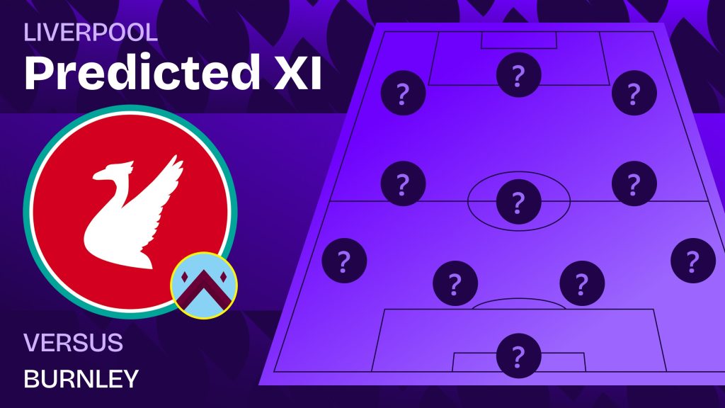 Liverpool team news vs Burnley and predicted lineup