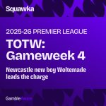 Premier League TOTW Gameweek 4: Newcastle new boy Woltemade leads the charge