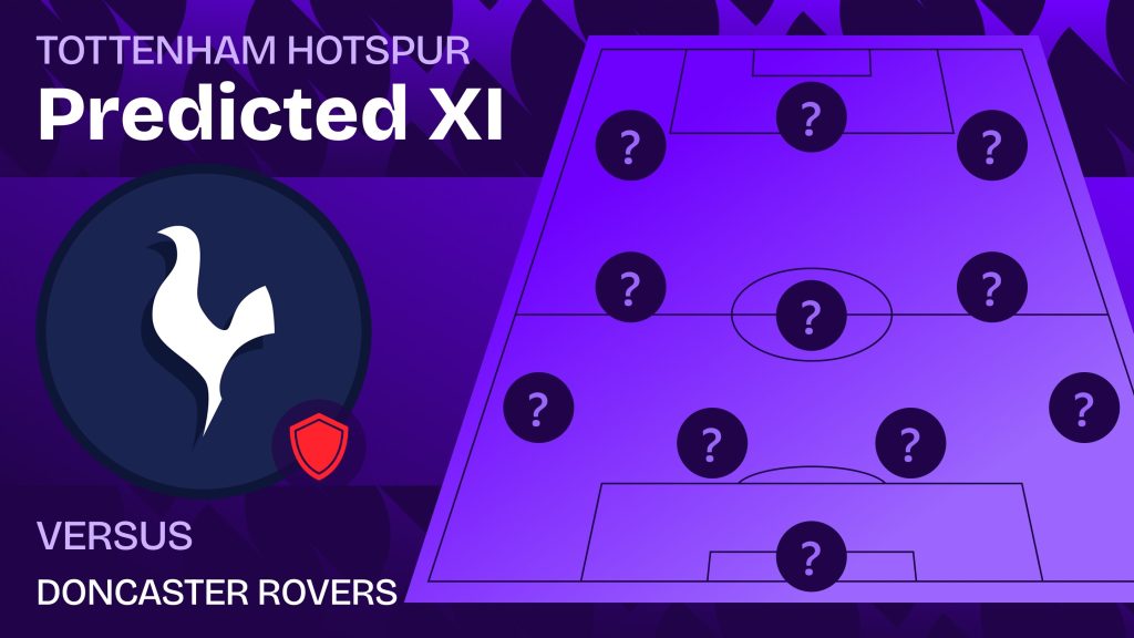 Tottenham team news vs Doncaster and predicted lineup