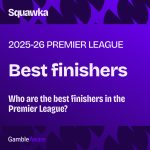The best finishers in the Premier League 2025-26 season