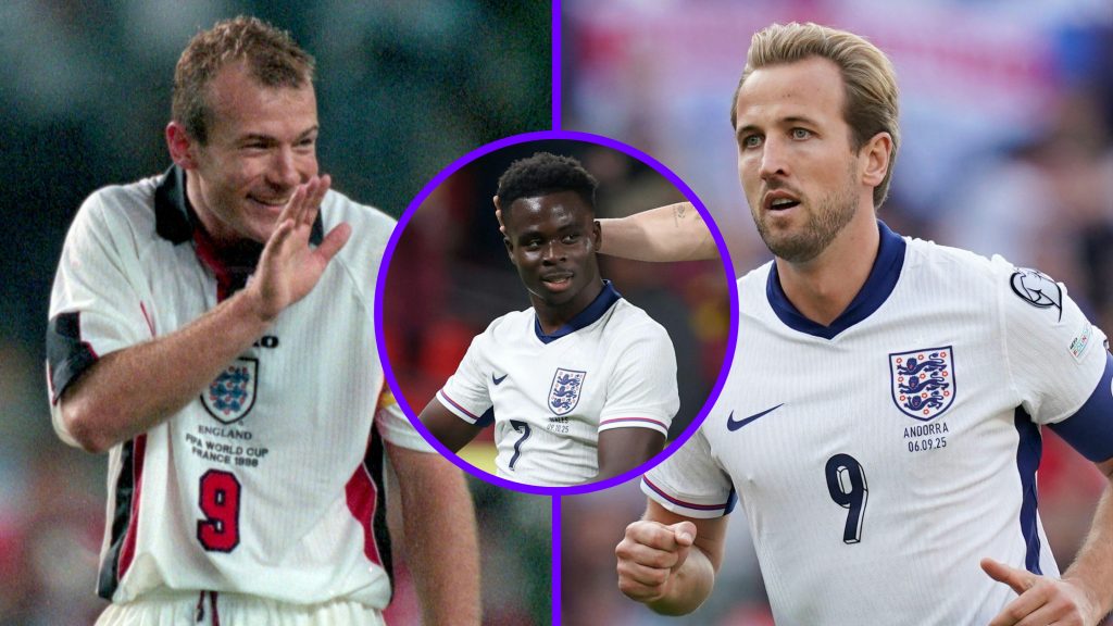 Every Premier League club's top goalscorer for England