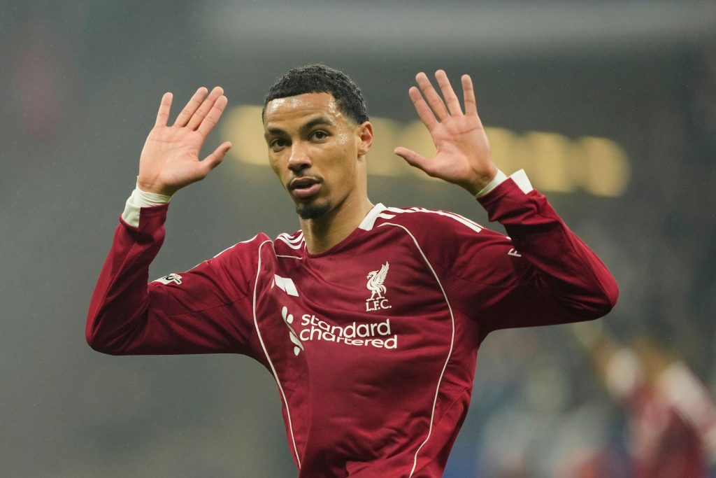 Hugo Ekitike for Liverpool against Frankfurt