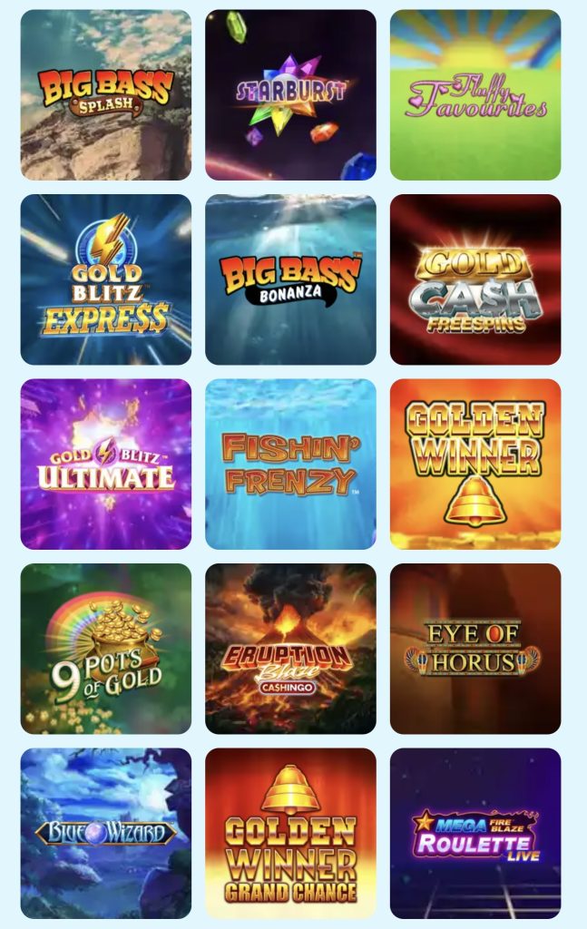 Online Casino london game selection 