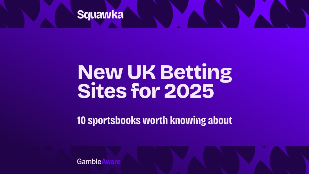 Lead image showing the title ‘New UK Betting Sites for 2025’ on a purple background.