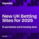 Lead image showing the title ‘New UK Betting Sites for 2025’ on a purple background.