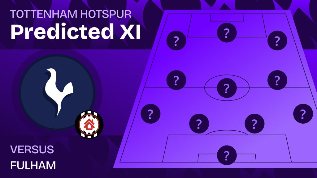 Tottenham team news and predicted lineup vs Fulham