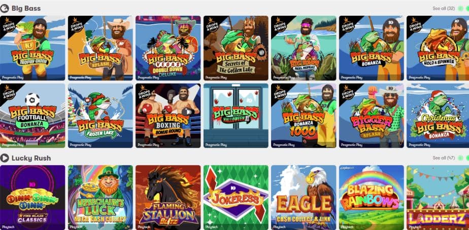 10bet Casino Game Variety