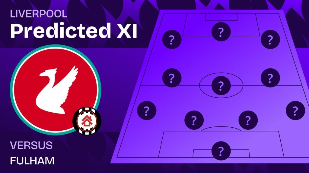 Liverpool team news vs Fulham and predicted lineup