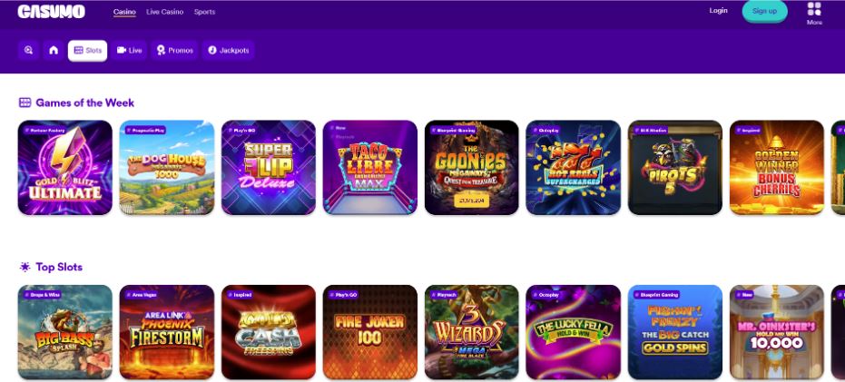 Casumo Casino Games