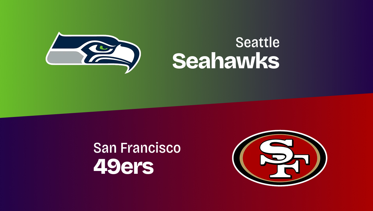 Bandiera Rivalità NFL WinCraft: San Francisco 49ers Vs Seattle Seahawks - 90x150cm Con Occhielli Metallici