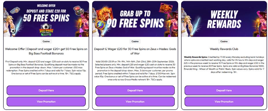 Cosmic Spins Casino Regular Promotions and Loyalty Program