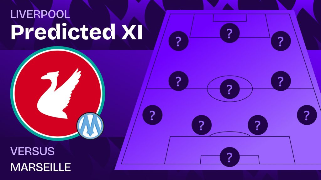 Liverpool team news vs Marseille and predicted lineup