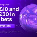 Midnite World Cup Offer: Bet £10 Get £30 In Free Bets
