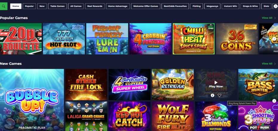 Best Odds Casino Game Variety
