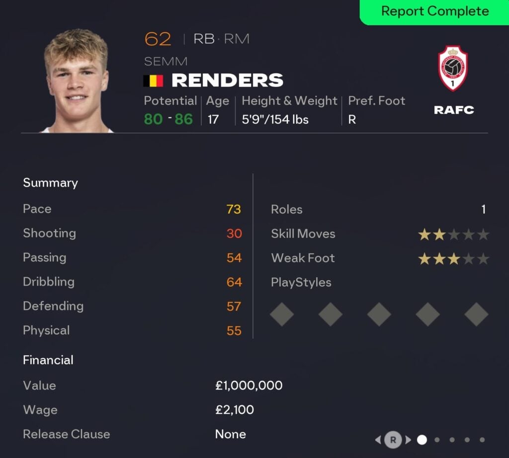 EAFC 26 Career Mode full-backs: Semm Renders