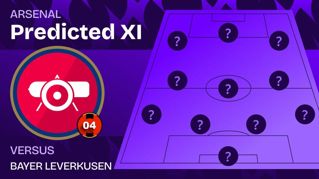 Arsenal team news vs Bayer Leverkusen and predicted lineup