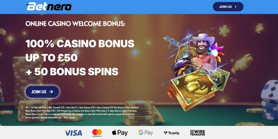 Betnero Casino Welcome Bonus