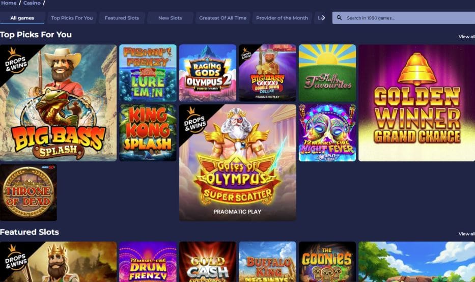 Betnero Casino Games