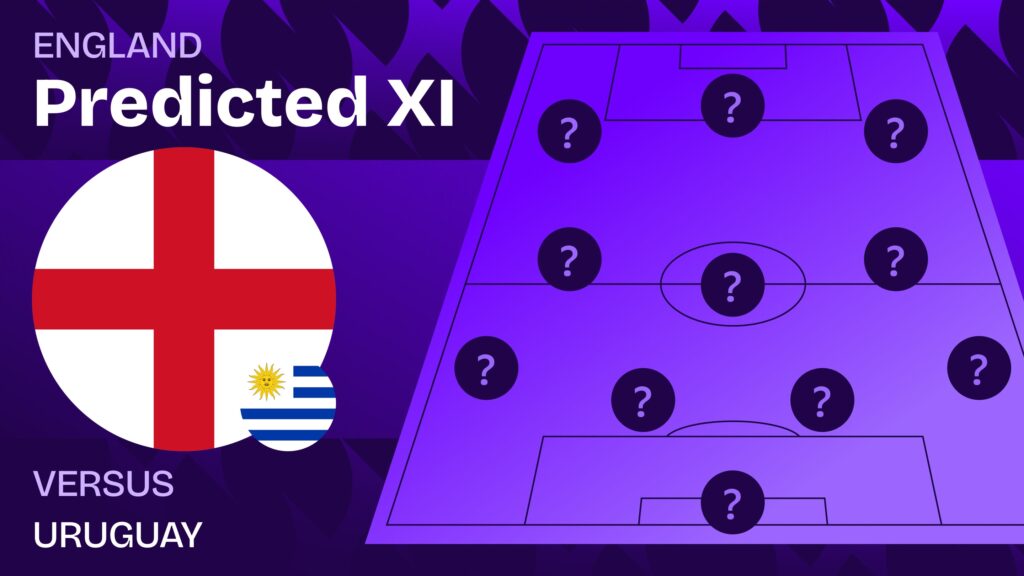 England team news vs Uruguay and predicted lineup