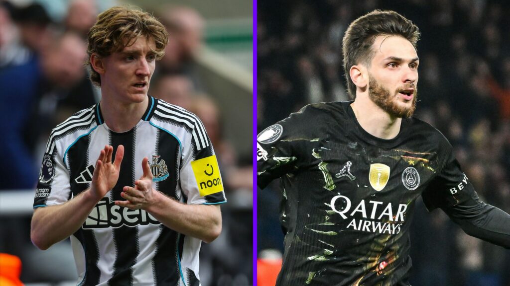 Anthony Gordon vs Khvicha Kvaratskhelia