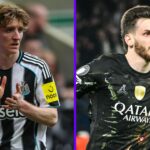 Anthony Gordon vs Khvicha Kvaratskhelia