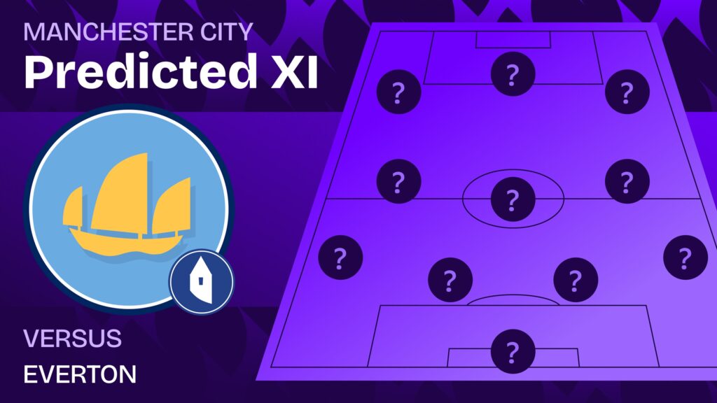 Manchester City team news vs Everton and predicted lineup