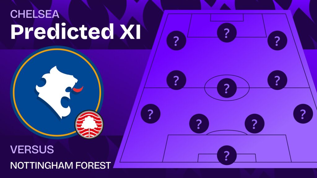 Chelsea team news vs Nottingham Forest and predicted lineup